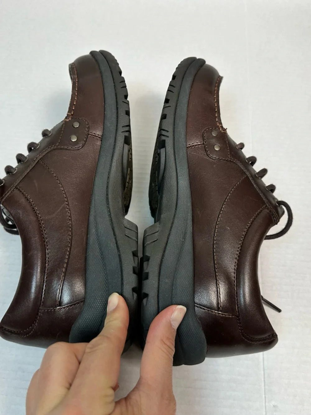 Dansko Mens Wyatt Brown Leather Dress Casual Shoes Size EU 42